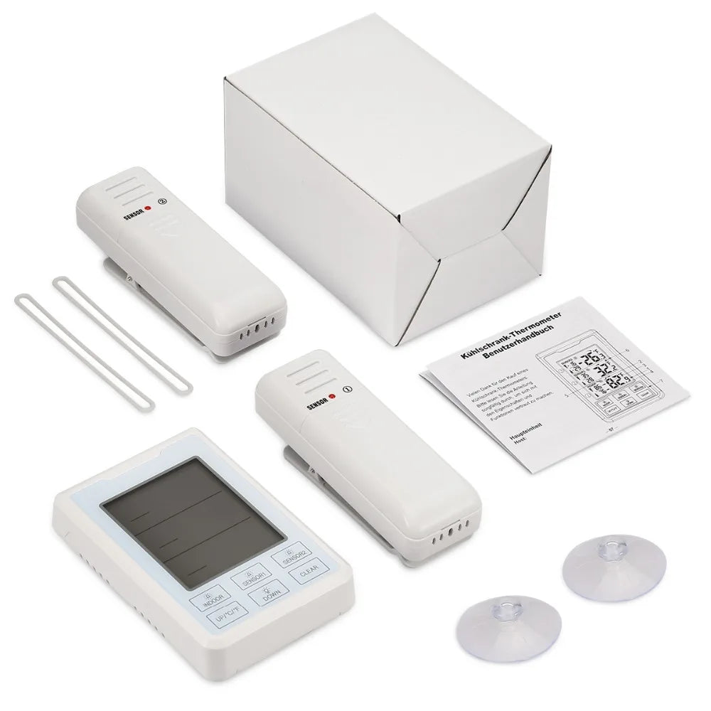 Wireless Digital Freezer and Fridge Thermometer with Weather Forecast 2020