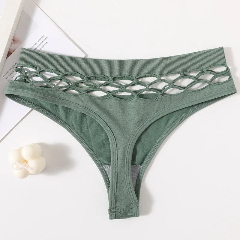 CowLost | product_id-high-waist-fishnet-hollow-g-string-thong-panties-for-women-sexy-lingerie |3