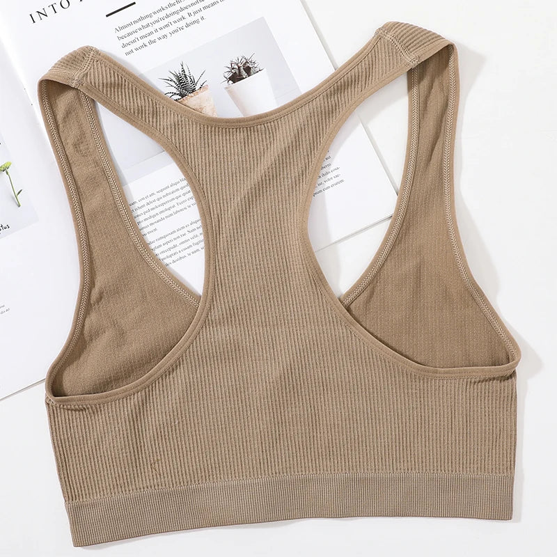 CowLost | product_id-seamless-wirefree-deep-v-neck-unlined-comfort-bra-top-for-women |11