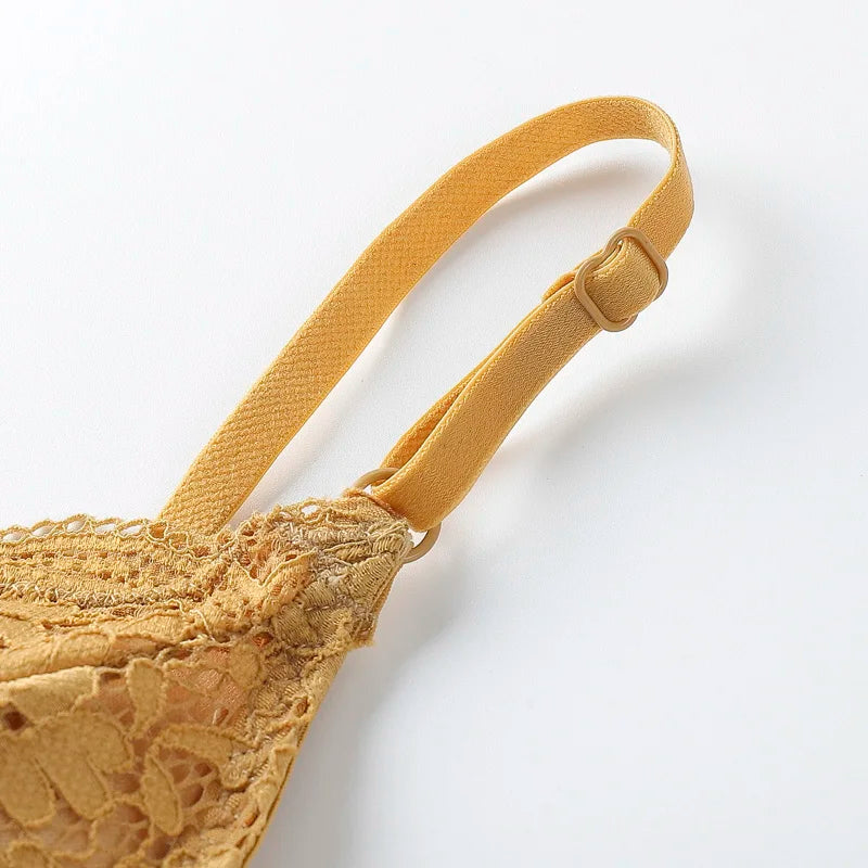CowLost | floral-lace-bras-for-women-bralette-lace-underwear-sexy-lingerie-beauty-back-wire-free-brassiere-female-push-up-bra |11