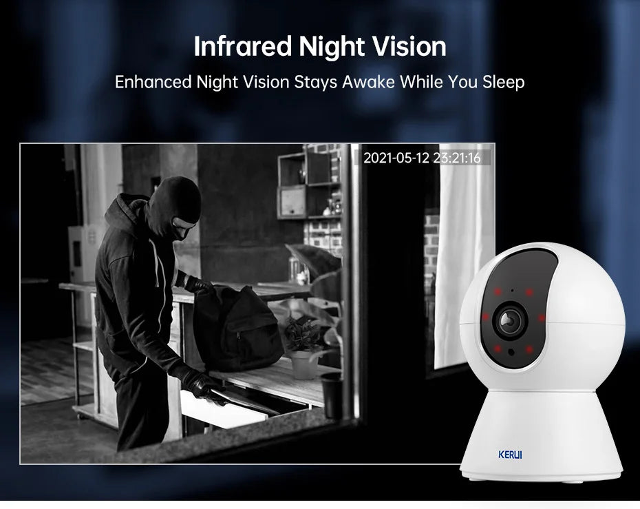 CowLost | 3d-printer-accessories-kerui-8mp-5mp-4k-hd-tuya-smart-mini-indoor-wifi-ip-camera-wireless |10