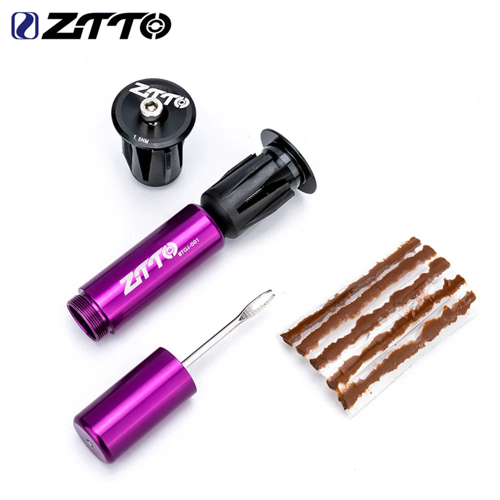 CowLost | ztto-bicycle-tubeless-tire-fast-repair-kit-for-mtb-and-road-bike-tires-bar-end-hidden-tool-components-integrated-chain-cutter |1
