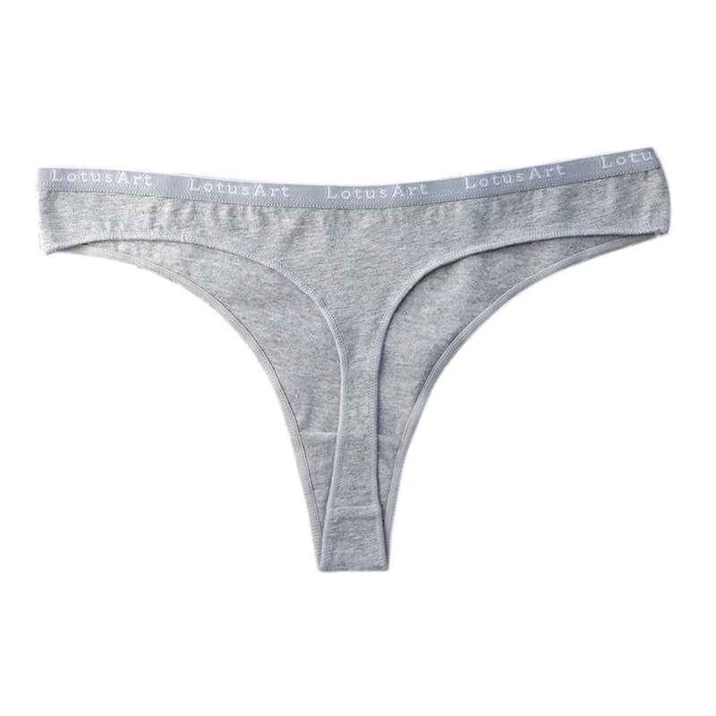 CowLost | product_id-3pcs-women-s-cotton-low-rise-seamless-breathable-g-string-panties-set |11