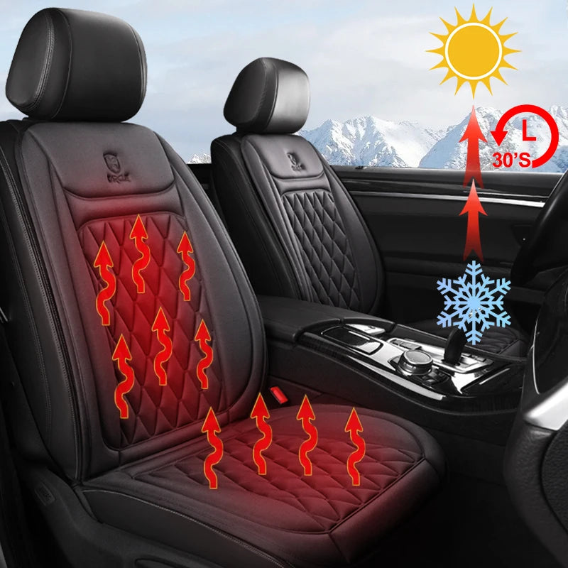 12-24v Heated Car Seat Cover 30'
