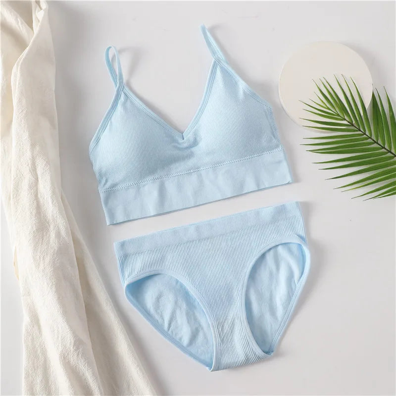 CowLost | product_id-seamless-women-s-low-back-wire-free-bra-and-panties-set-backless-lingerie-crop-top |25