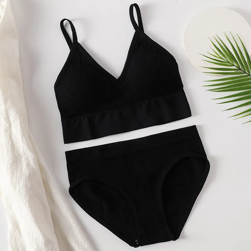 CowLost | product_id-seamless-women-s-low-back-wire-free-bra-and-panties-set-backless-lingerie-crop-top |10