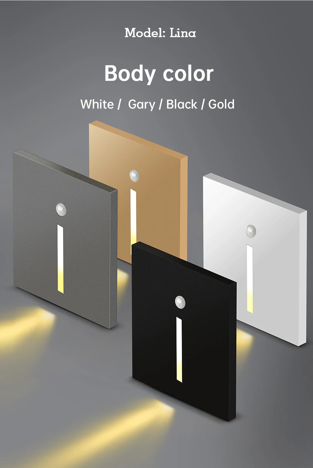 CowLost | product_id-led-recessed-wall-light-with-pir-motion-sensor-for-indoor-stairs-and-corridors |13