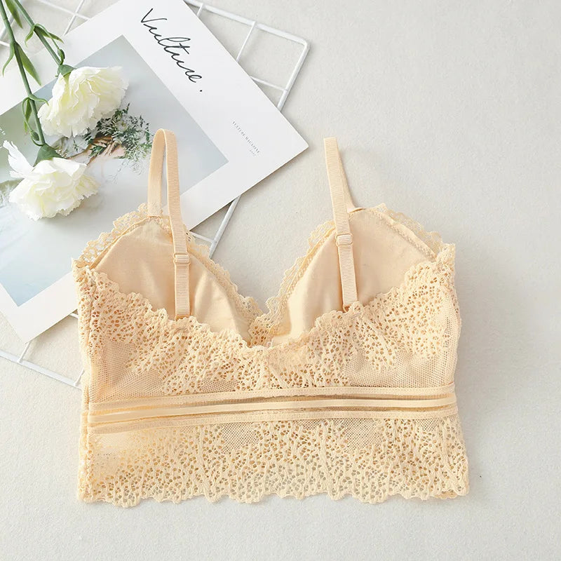 CowLost | product_id-lace-v-neck-bralette-crop-top-sexy-womens-lingerie-tank-bra |13