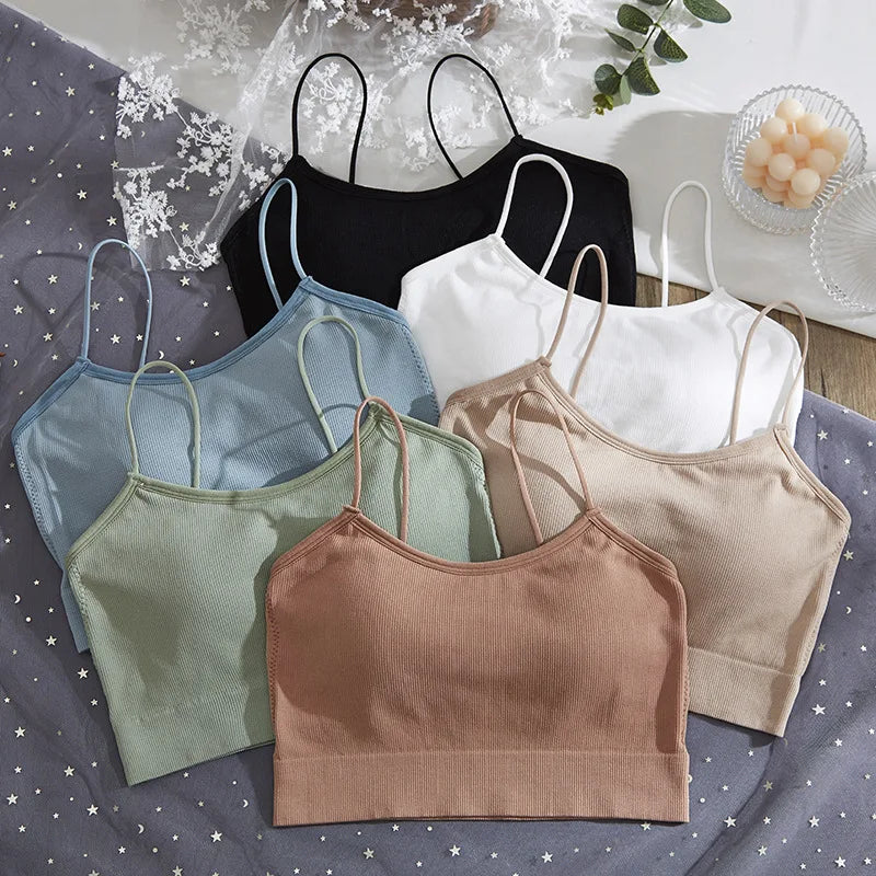 CowLost | product_id-seamless-strapless-tube-sports-bra-with-removable-pads-for-women |7
