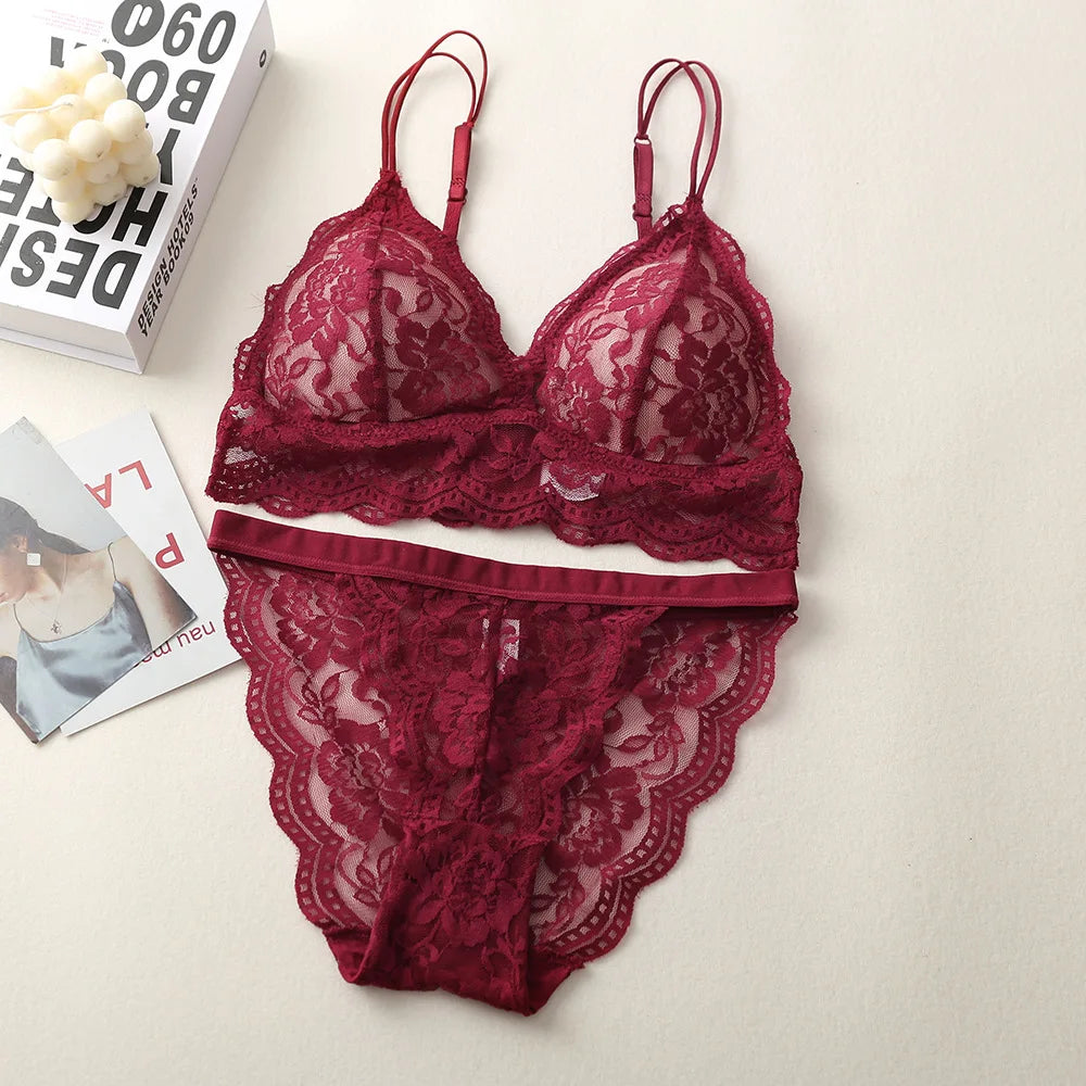 CowLost | product_id-wireless-lace-push-up-bra-and-low-rise-panties-set-for-women |17