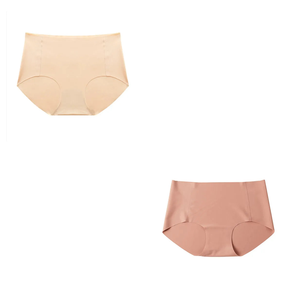 CowLost | product_id-ollymurs-women-seamless-low-waist-invisible-ice-silk-briefs-1-2-pack |19