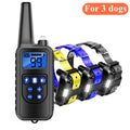 800m Rechargeable Dog Training Collar with LCD Display, Waterproof IP7, Vibration & Sound Modes for All Sizes