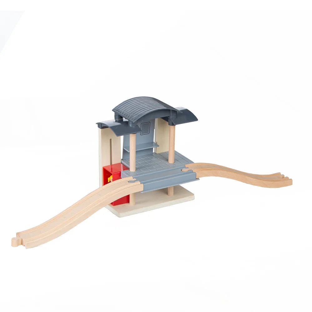 CowLost | fencing-barriers-wooden-railway-train-station-toy-accessory |10