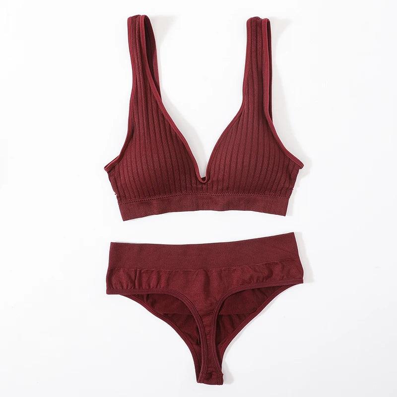 CowLost | product_id-seamless-women-s-push-up-bra-high-waist-thong-lingerie-set |22