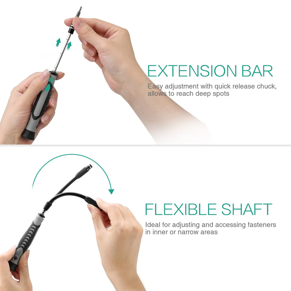 ORIADIY 130-in-1 Precision Magnetic Screwdriver Set for Phone & PC Repair