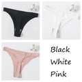 CowLost | product_id-3pcs-women-high-rise-seamless-brazilian-g-string-thong-panties-m-xl |19