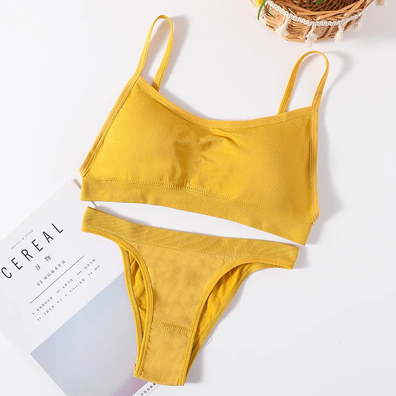 CowLost | product_id-women-seamless-wire-free-push-up-bra-high-waist-panties-set-sexy-lingerie |30