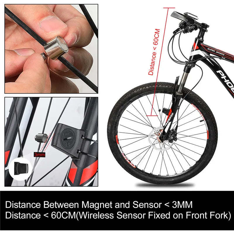 CowLost | west-biking-led-waterproof-bicycle-computer-wireless-5-language-cycling-bike-odometer-stopwatch-speedometer-2-1in-bike-computer |19