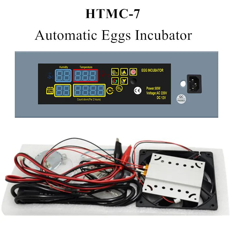 HTMC-7 Automatic Egg Incubator Controller DIY Constant Temperature Egg Hatching Accessories