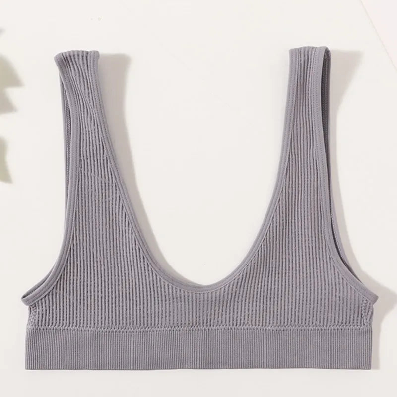 CowLost | product_id-women-s-wire-free-push-up-ribbed-u-neck-bralette-crop-top-m-xl |21