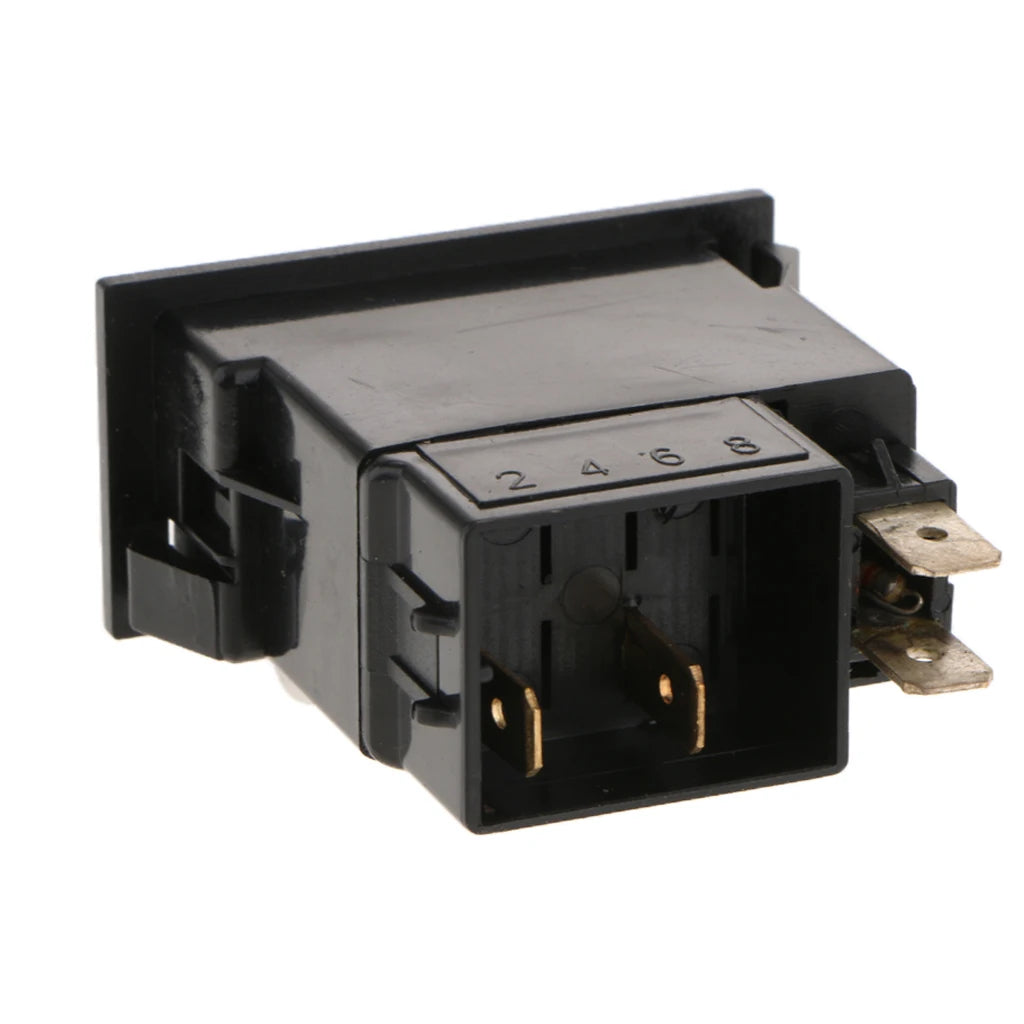 CowLost | red-light-12v-24v-car-auto-boat-round-rocker-on-off-spst-toggle-truck-switch |6