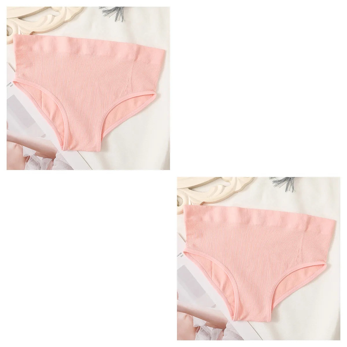 CowLost | product_id-2pcs-womens-high-waist-seamless-tummy-control-briefs-set |29