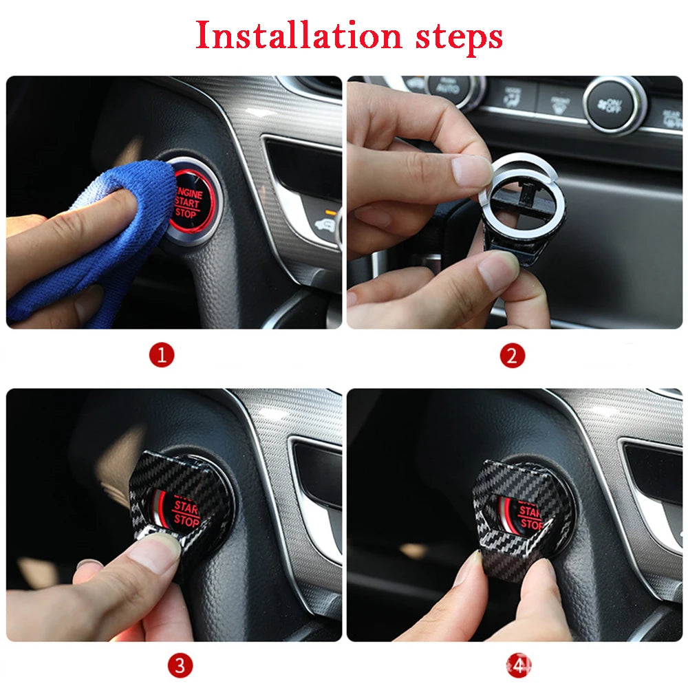 CowLost | product_id-car-engine-start-stop-button-cover-decorative-auto-interior-accessory |11
