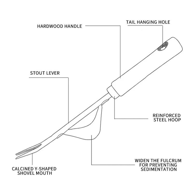 CowLost | product_id-stainless-steel-garden-weeder-with-wood-handle-hand-weeding-dandelion-removal-tool |4
