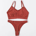 CowLost | product_id-women-seamless-wire-free-ribbed-high-leg-unlined-bralette-panties-set |17