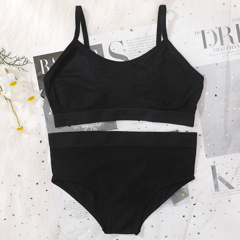 CowLost | product_id-women-seamless-wireless-bra-high-waist-panties-soft-lingerie-set |31
