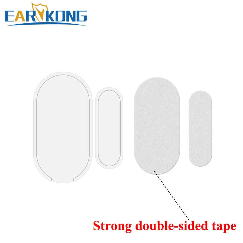 CowLost | 433mhz-wireless-door-gap-detector-white-color-door-window-open-sensor-all-for-our-home-burglar-alarm-system |2
