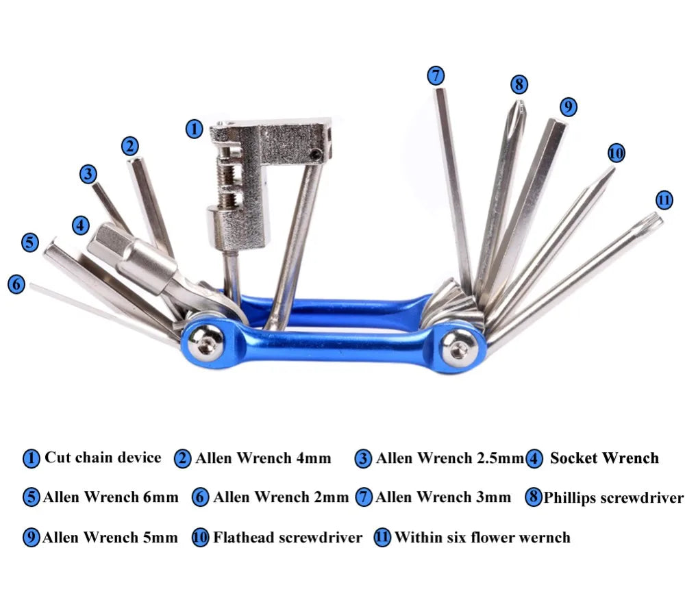 CowLost | west-biking-13-11-in-1-multifunction-bicycle-bike-repair-tools |16