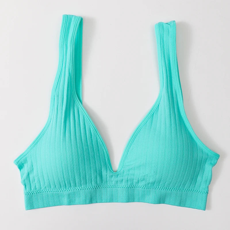 CowLost | product_id-seamless-ribbed-wire-free-push-up-sports-bra-for-women-m-xl |25