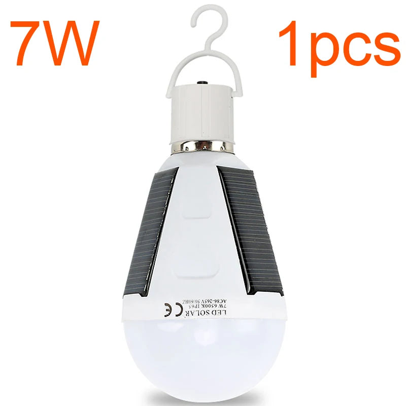 CowLost | rechargeable-led-bulb-e27-led-solar-lamp-7w-12w-85v-265v |18