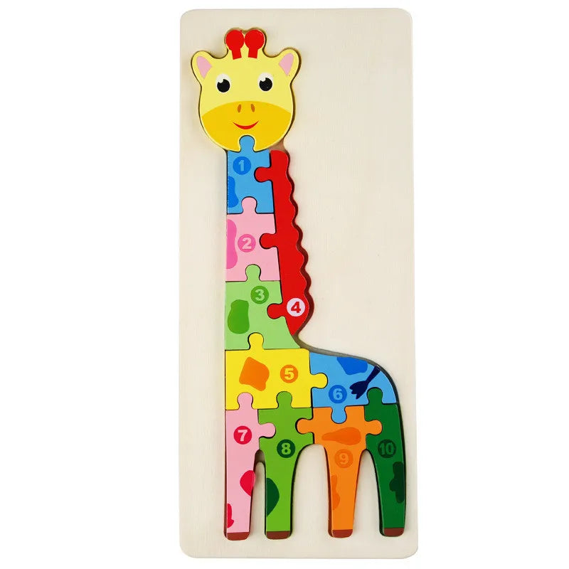 CowLost | fencing-barriers-wooden-baby-puzzle-toy-cute-animal-shapes-montessori-game |15
