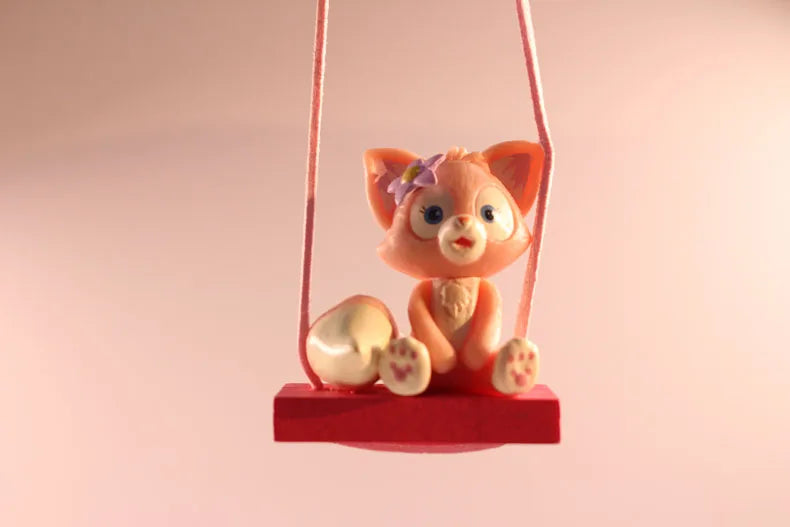 CowLost | product_id-resin-fox-penguin-car-pendant-rearview-mirror-decoration-animal-doll |16