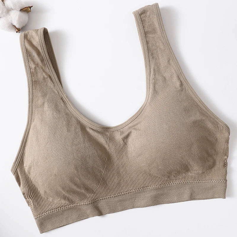 CowLost | product_id-seamless-deep-v-soft-breathable-womens-sports-bandeau-bra |14