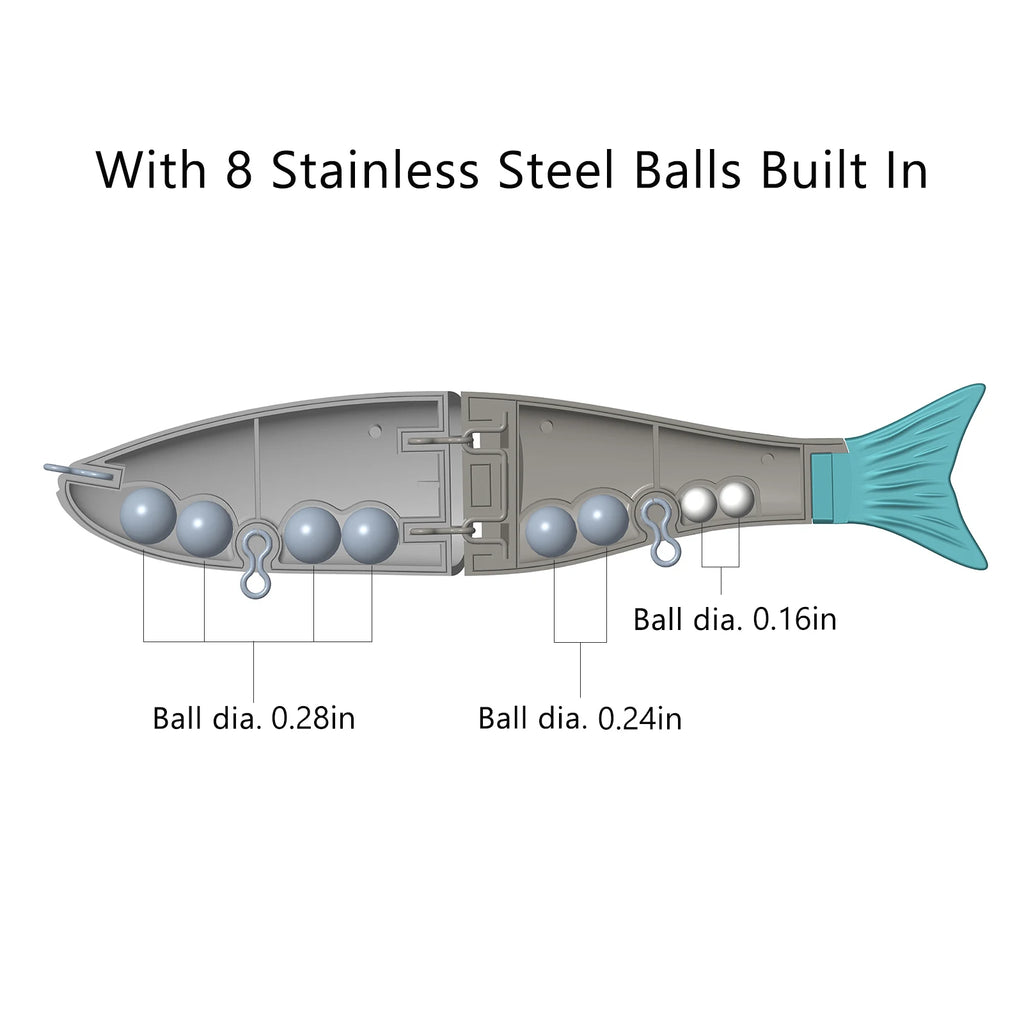 CowLost | sporting-goods-bassdash-swimbaits-pike-trout-glide-minnow-hard-fishing-lure |22