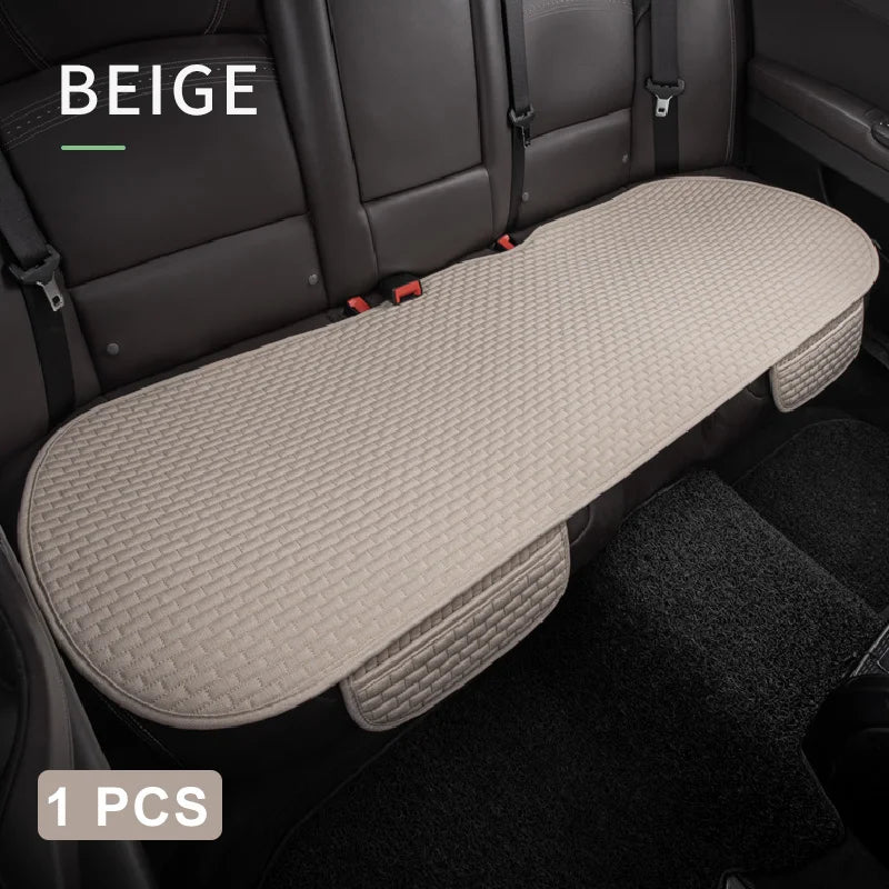 CowLost | car-seat-covers-full-set-flax-linen-car-cushion-protector-front-rear |38