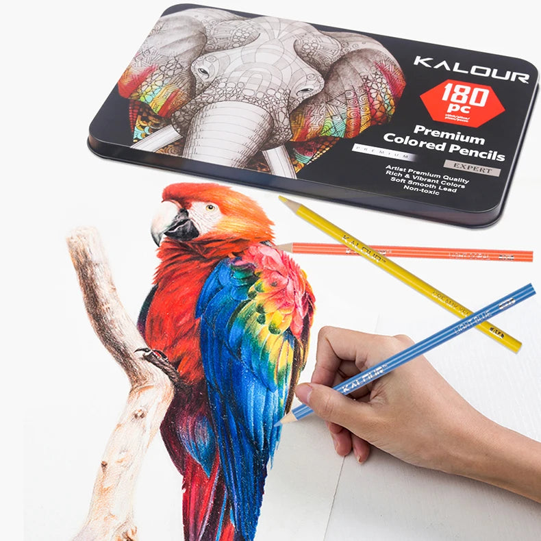 CowLost | art-pencils-product_id-180-color-oily-paint-pencils-set-in-iron-gift-box-for-art-school-drawing |15