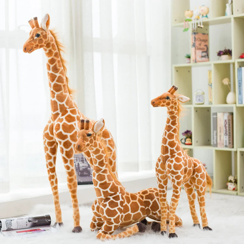 CowLost | fencing-barriers-large-realistic-plush-giraffe-toy |8