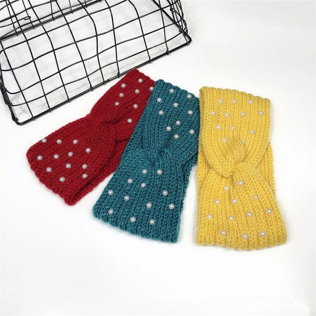 CowLost | pearl-knitted-cross-headbands-for-women |8