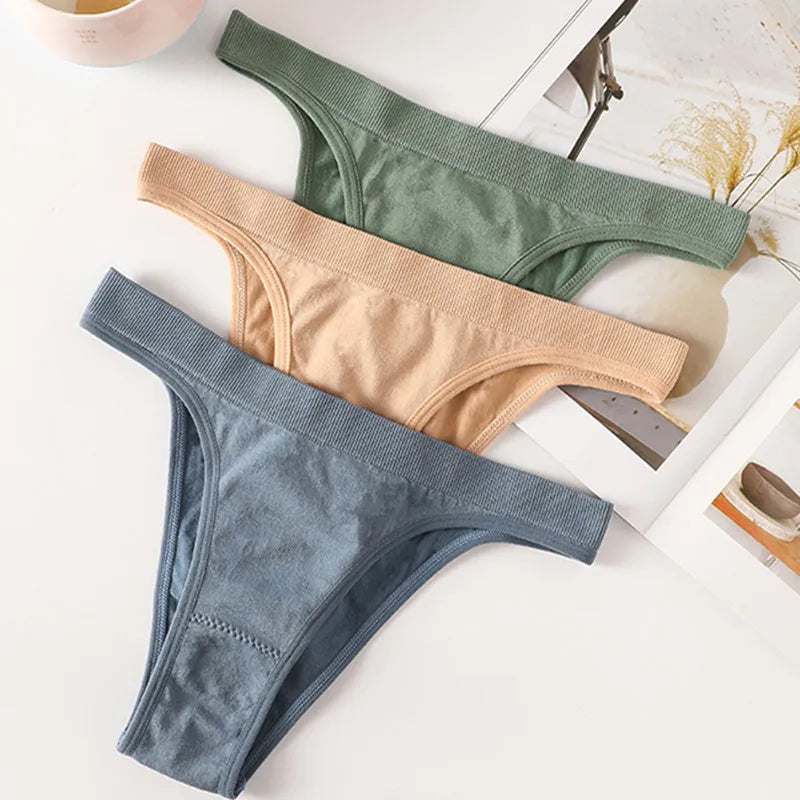 CowLost | product_id-womens-seamless-brazilian-briefs-with-soft-stretchy-cotton-gusset-m-l |5