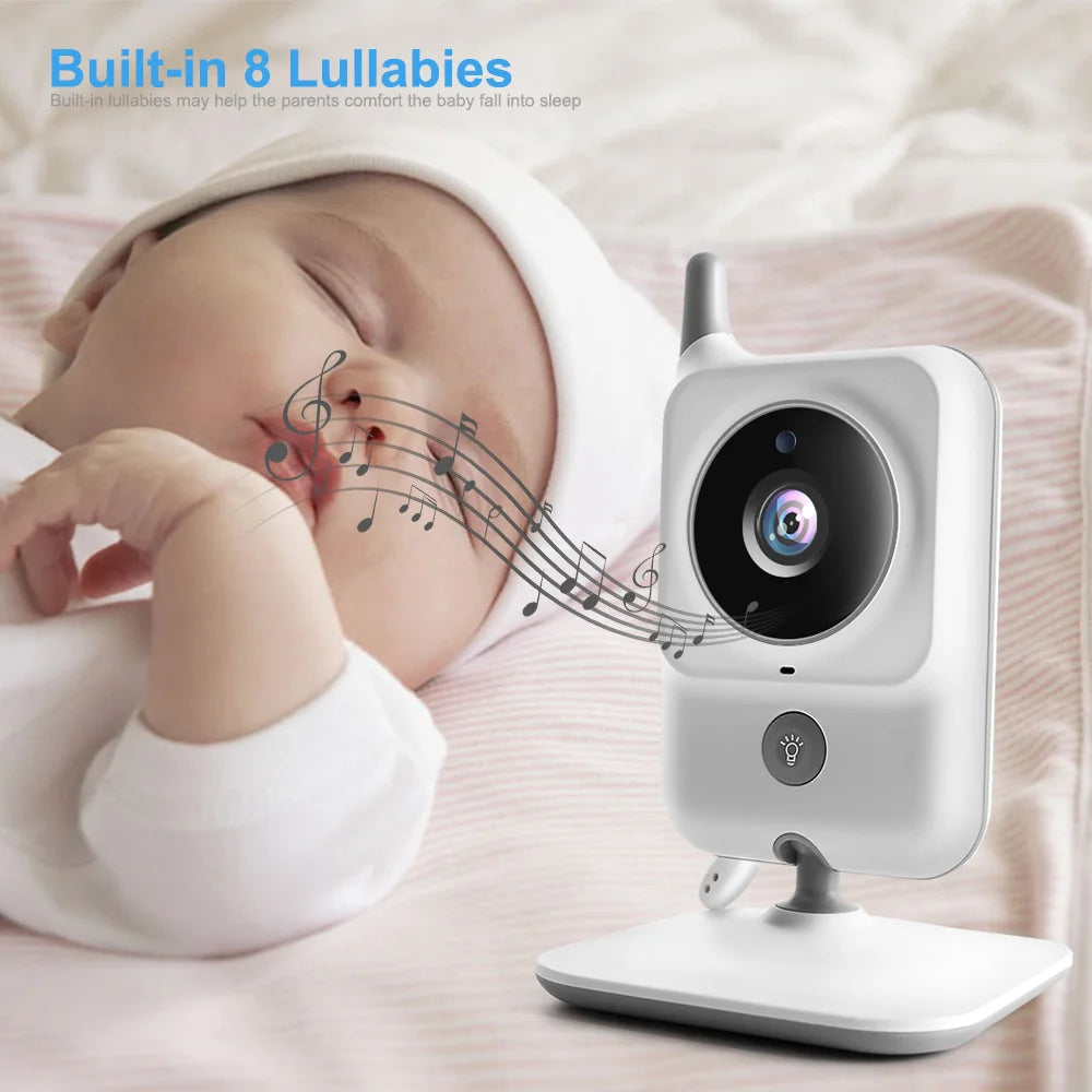 CowLost | 3-2-inch-lcd-video-baby-monitors-wireless-babysitter-two-way-audio-night-light-temperature-pet-baby-camera-nanny-music-vb607 |11