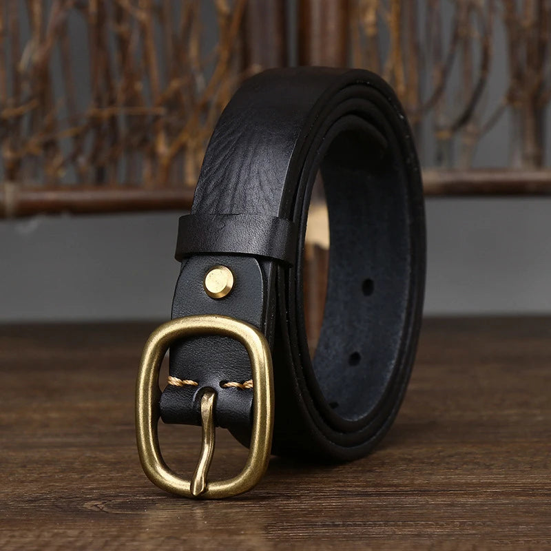CowLost | 2-8cm-retro-female-real-thick-genuine-leather-belt |13