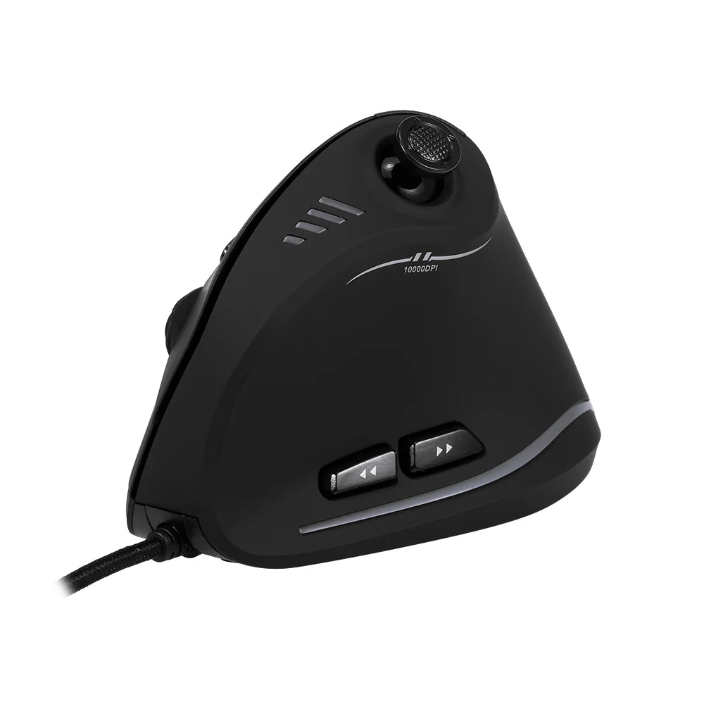 CowLost | zelotes-c-18-wired-gaming-mouse-11-programmable-buttons-10000dpi-laser-engine-rgb-light-belt-128kb-vertical-mouse-for-laptop-pc |4