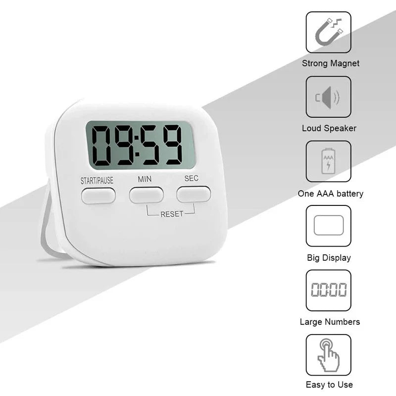 CowLost | product_id-digital-lcd-kitchen-timer-magnetic-countdown-alarm-multifunctional-stopwatch-clock |8