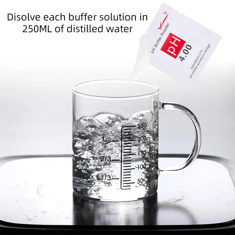 3pcs PH Buffer Powder 4.01 6.86 9.18 Calibration Solution for PH Test