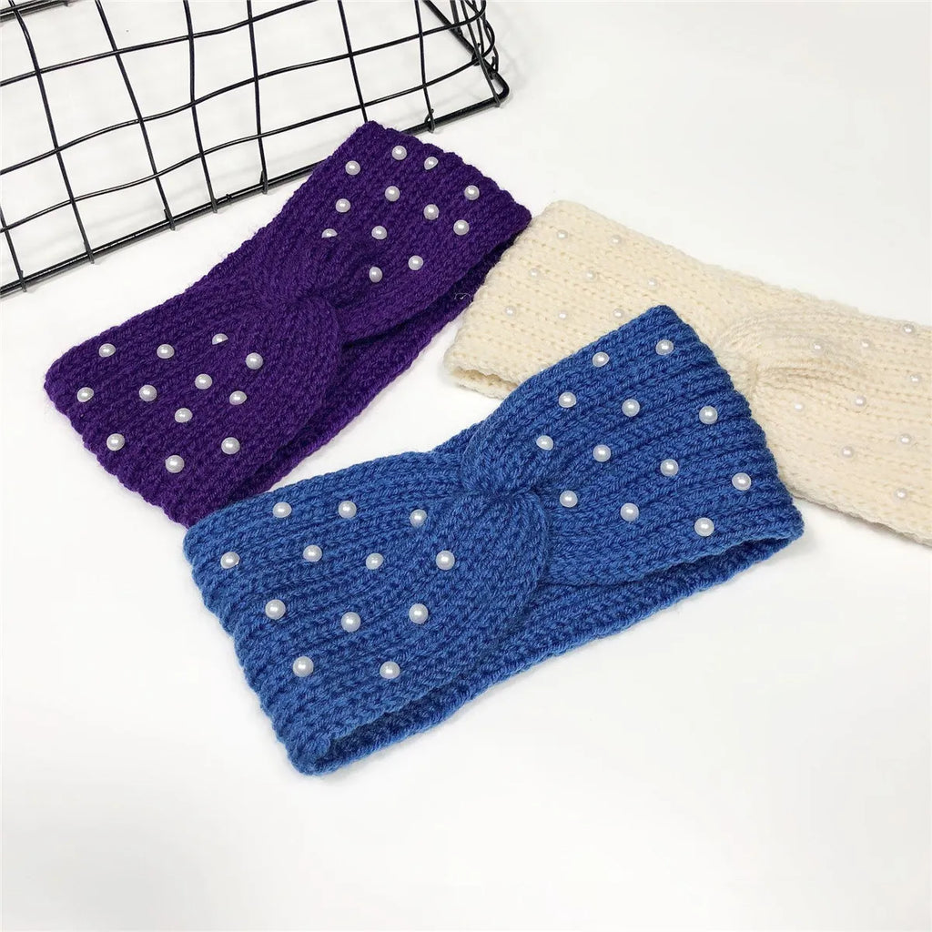 CowLost | pearl-knitted-cross-headbands-for-women |9