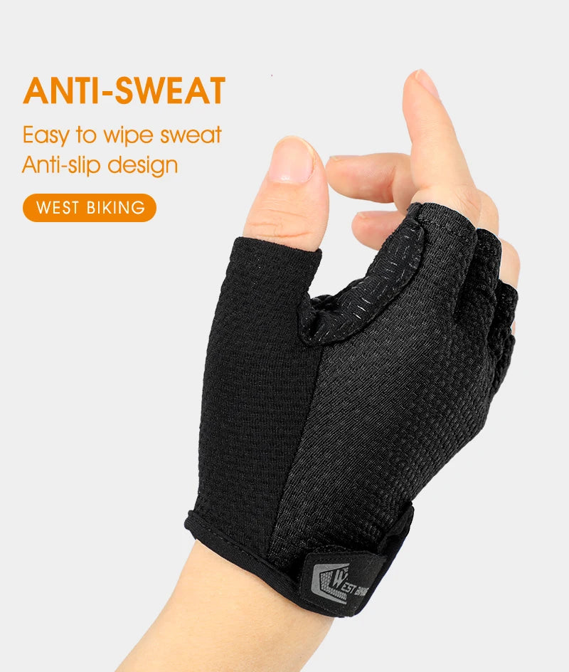 CowLost | west-biking-bicycle-gloves-breathable-half-full-finger-anti-slip-cycling-mittens-men-women-sports-shock-pad-mtb-road-bike-gloves |27
